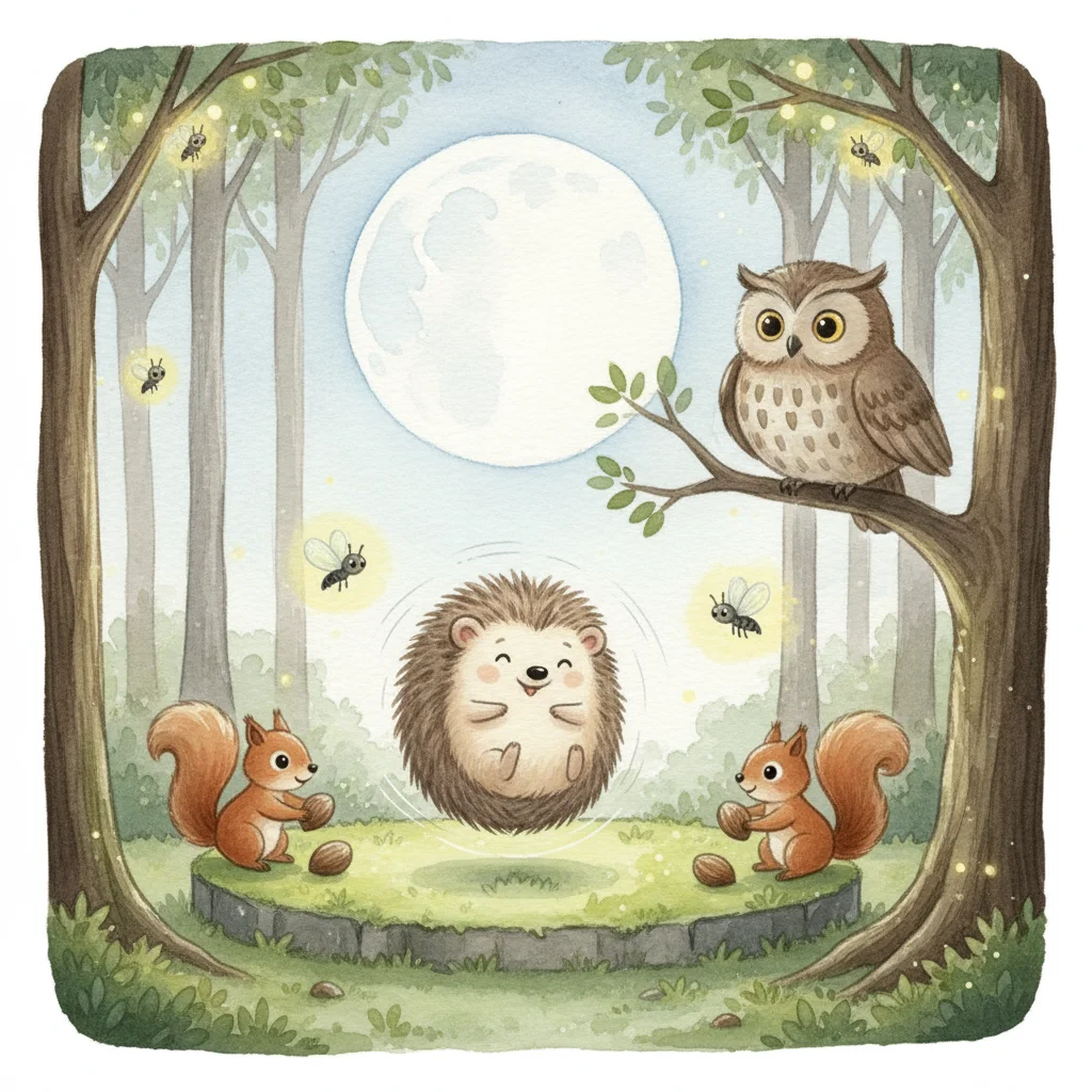 Illustration for: 满月森林舞会