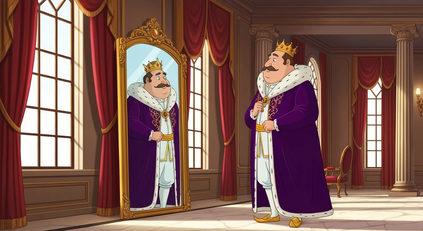 Illustration for: The Vain Emperor