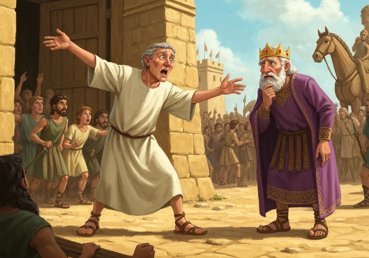 Illustration for: Laocoön's Warning