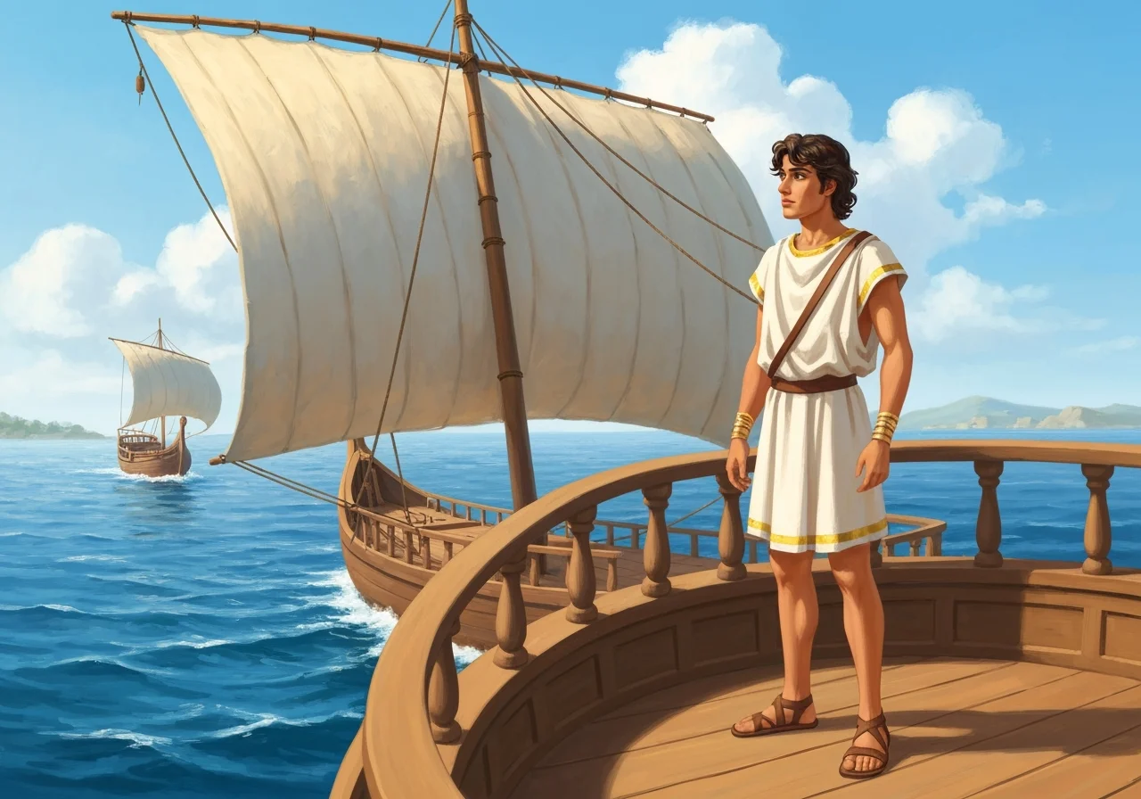 Illustration for: Journey to Sparta