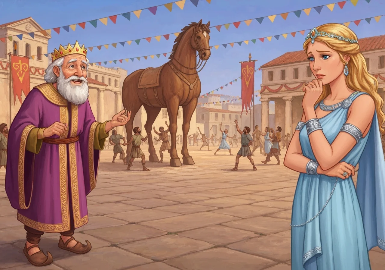 Illustration for: A City Rejoices