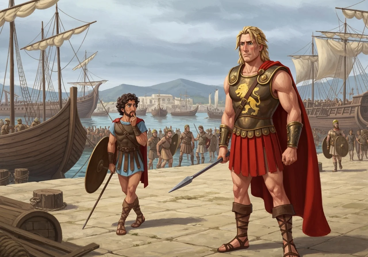 Illustration for: Gathering the Heroes