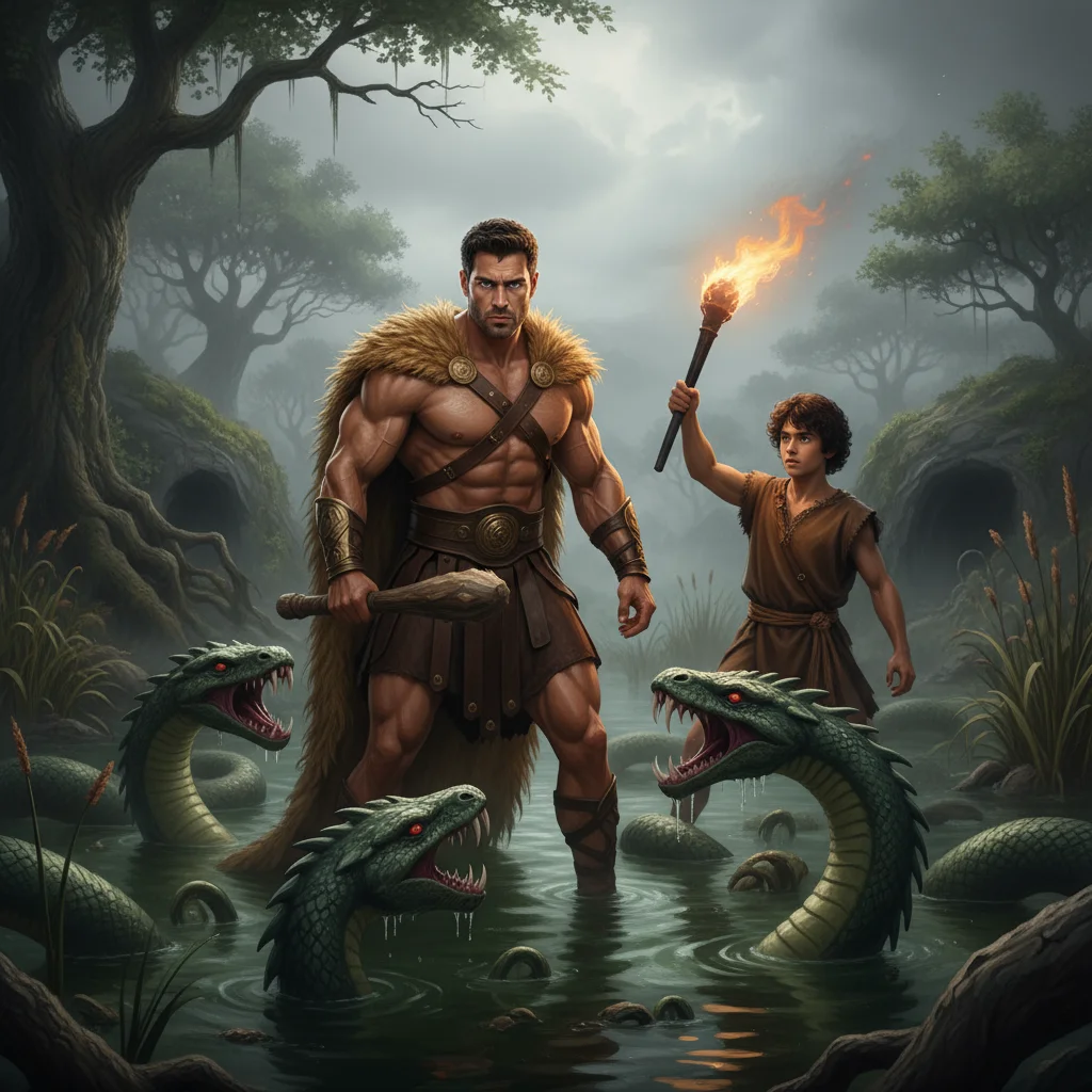 Illustration for: Teamwork Against the Hydra