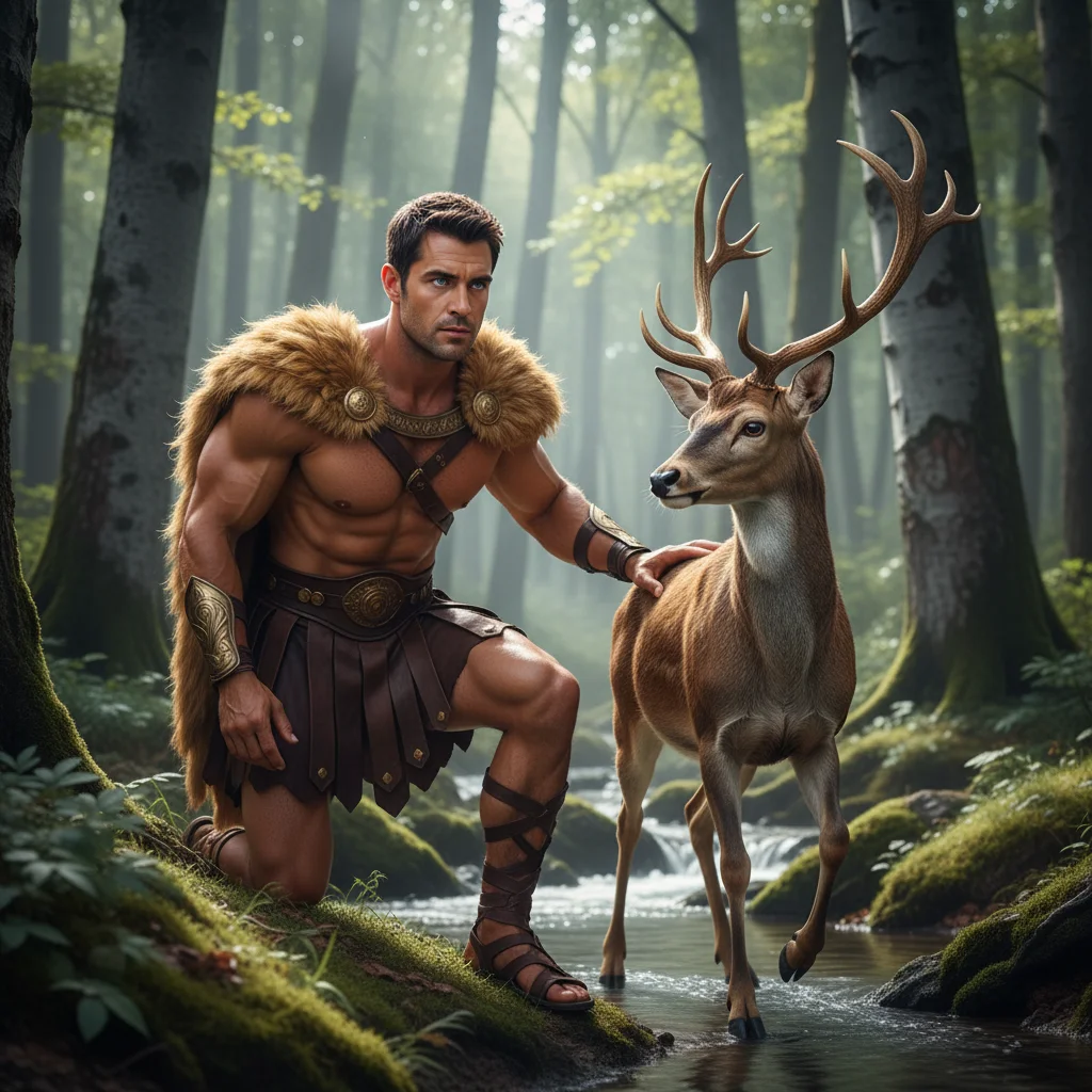 Illustration for: The Ceryneian Hind