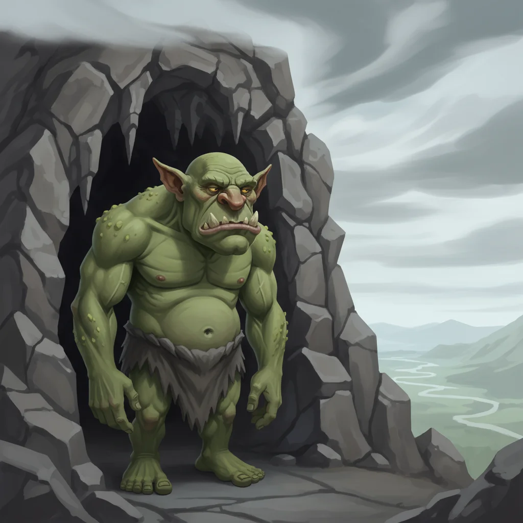 Illustration for: Grolf the Grumpy Troll