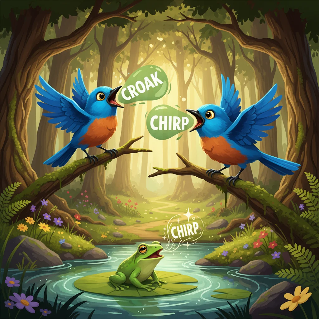 Illustration for: Singing Frogs