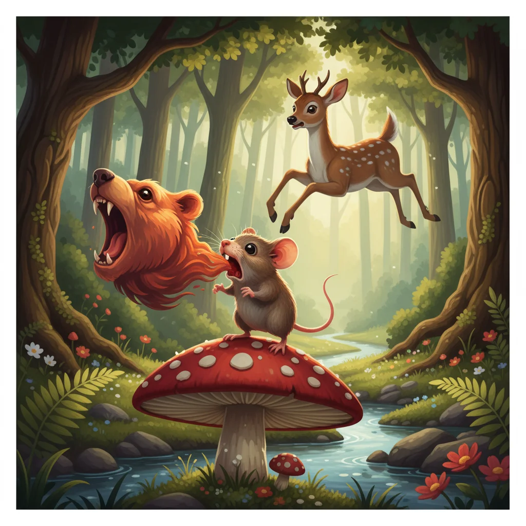 Illustration for: A Bear's Squeak