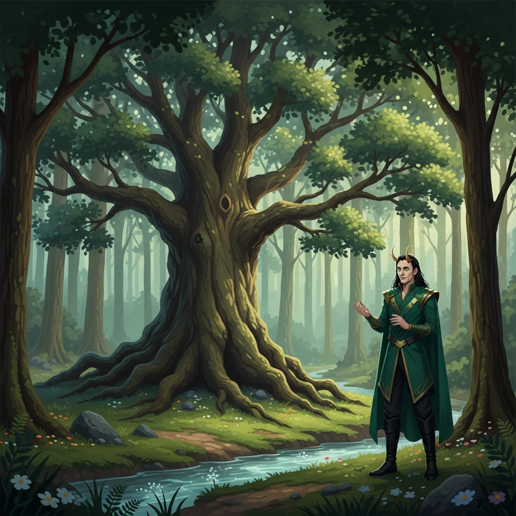 Illustration for: The Oak's Shiver