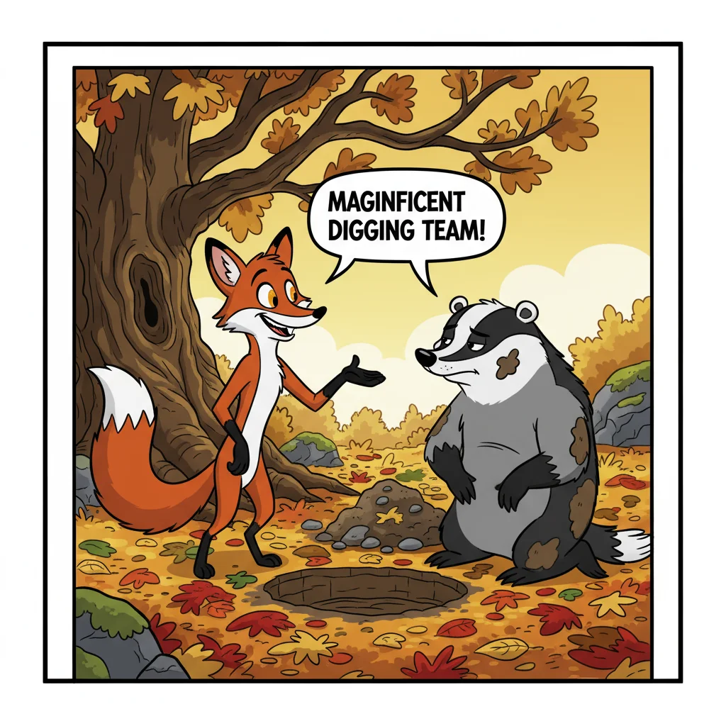 Illustration for: A Suggestion of Teamwork