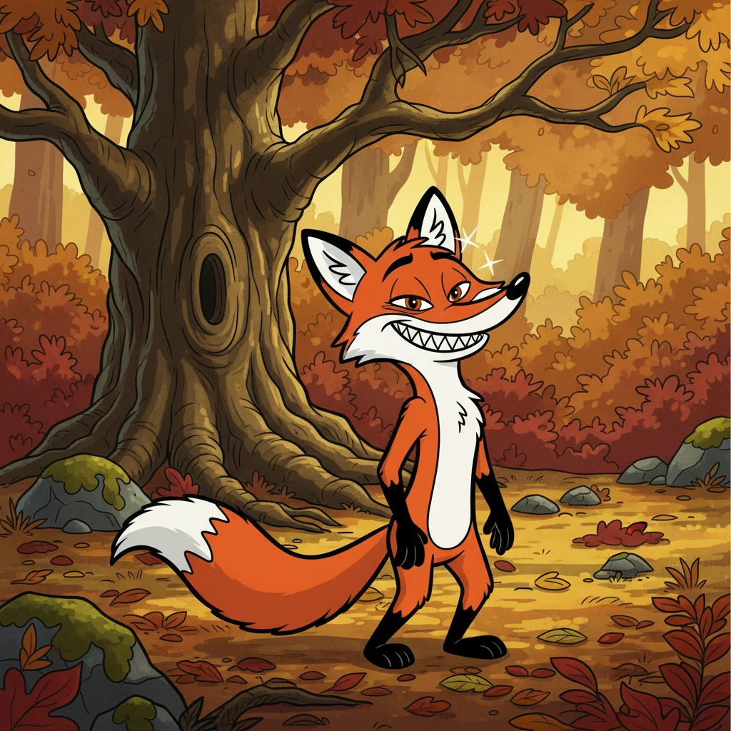 Illustration for: Flicker's Enthusiastic Nod