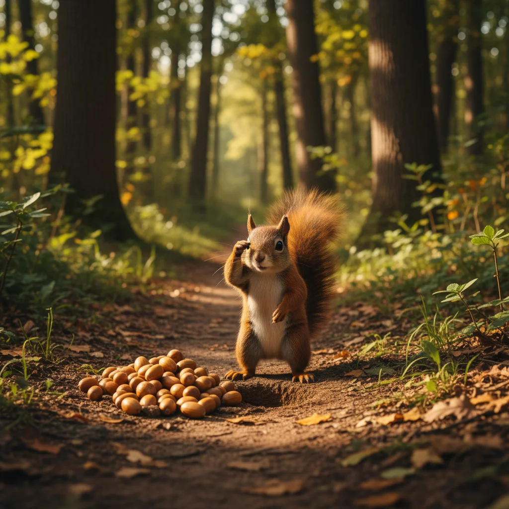 Illustration for: Squeaky the Squirrel's Work