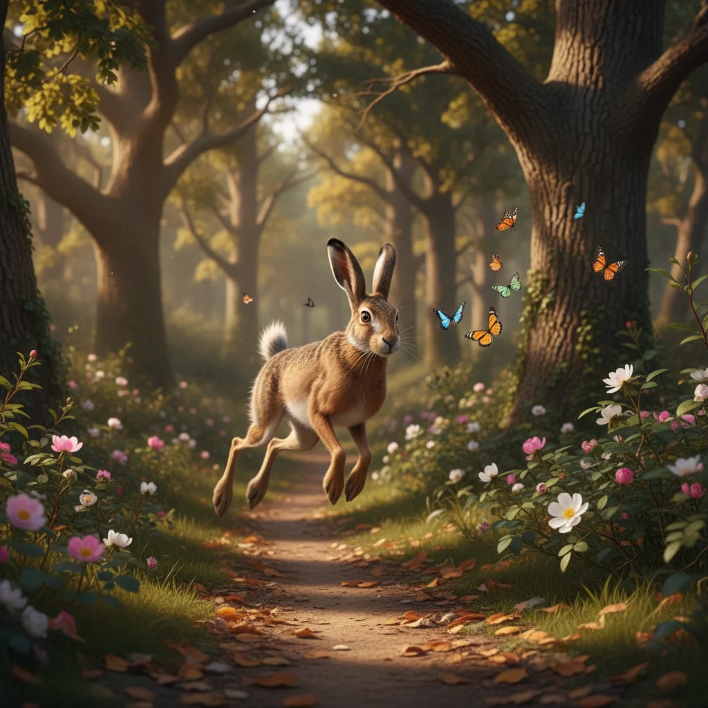 Illustration for: Harold Chases Butterflies