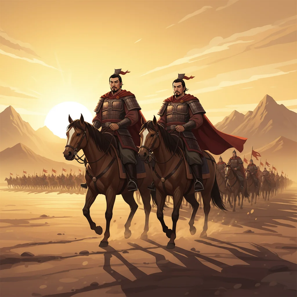 Illustration for: Loyalists March from the West