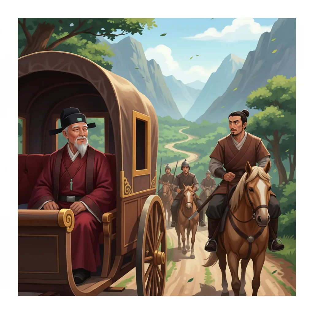 Illustration for: Cao Song's Perilous Journey