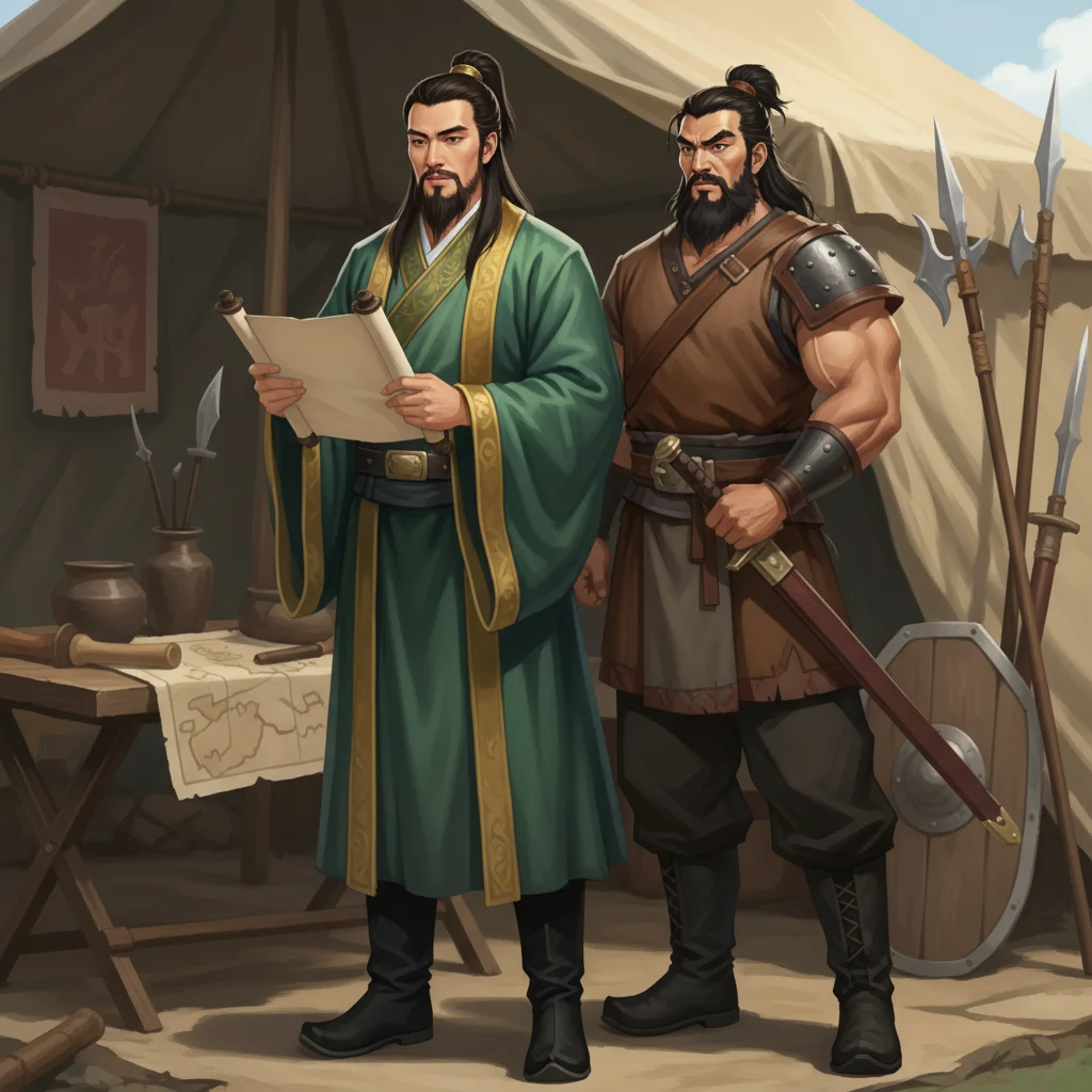 Illustration for: Liu Bei Answers the Call