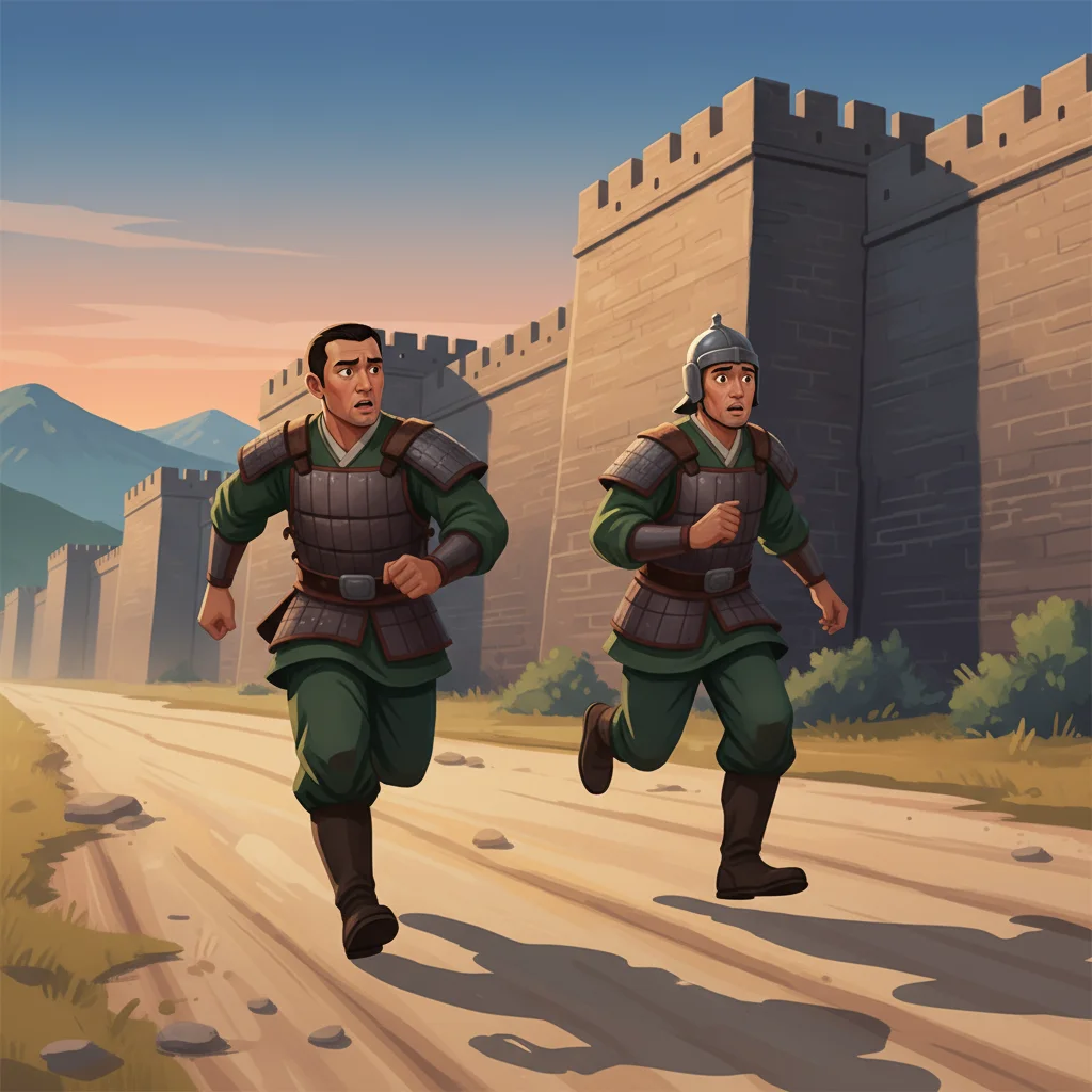 Illustration for: Officers Scatter