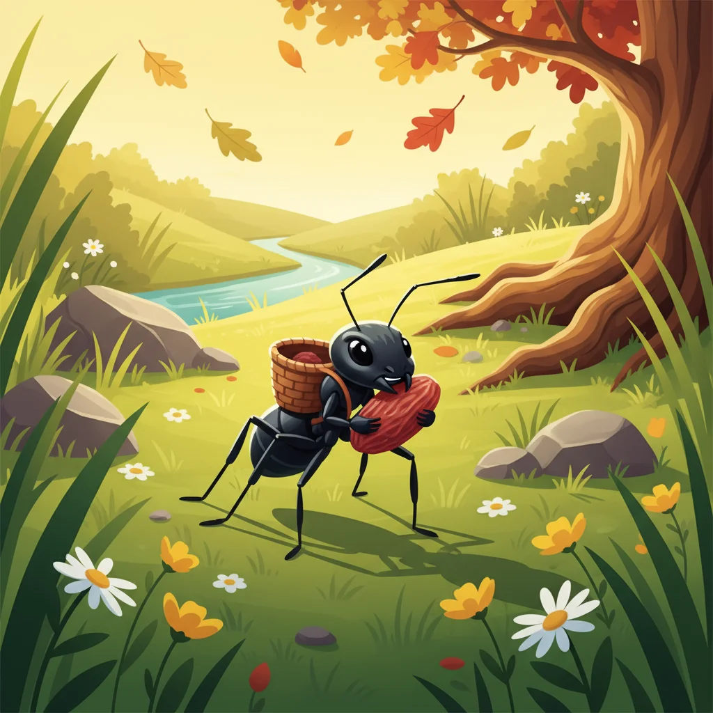 Illustration for: Autumn's Golden Embrace