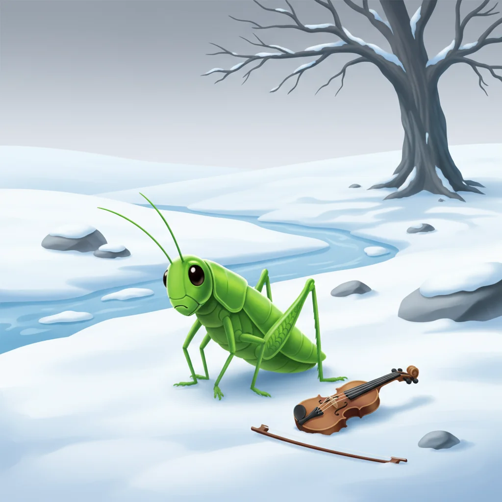 Illustration for: A Silent Violin