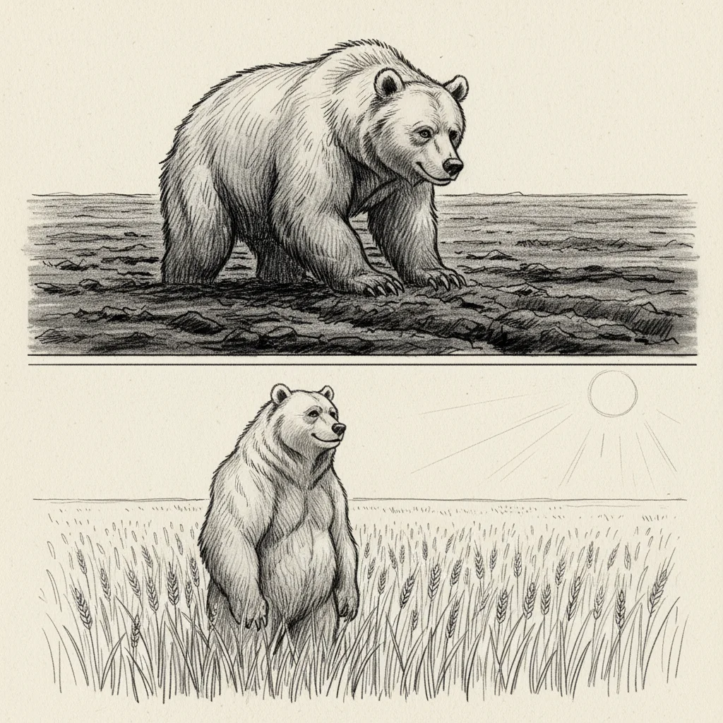 Illustration for: Planting the Wheat