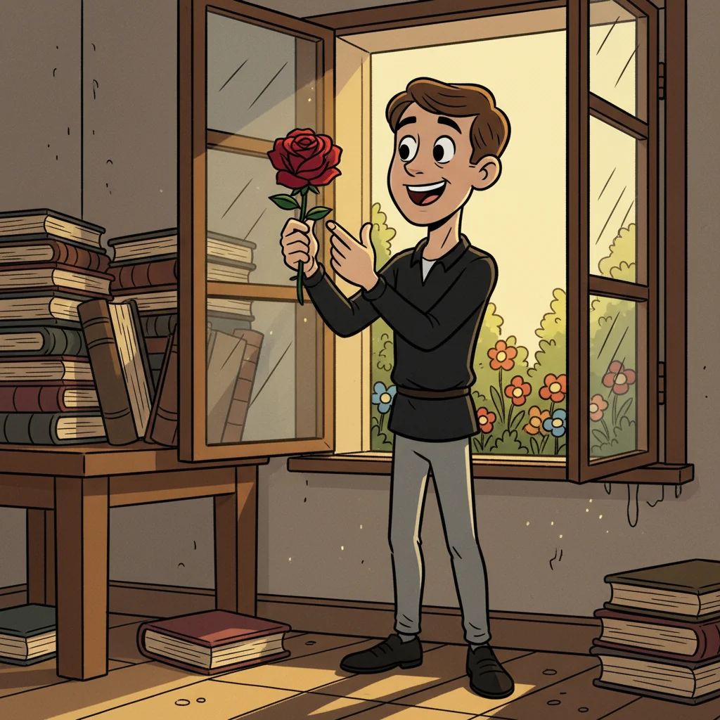 Illustration for: The Student's Joyful Discovery