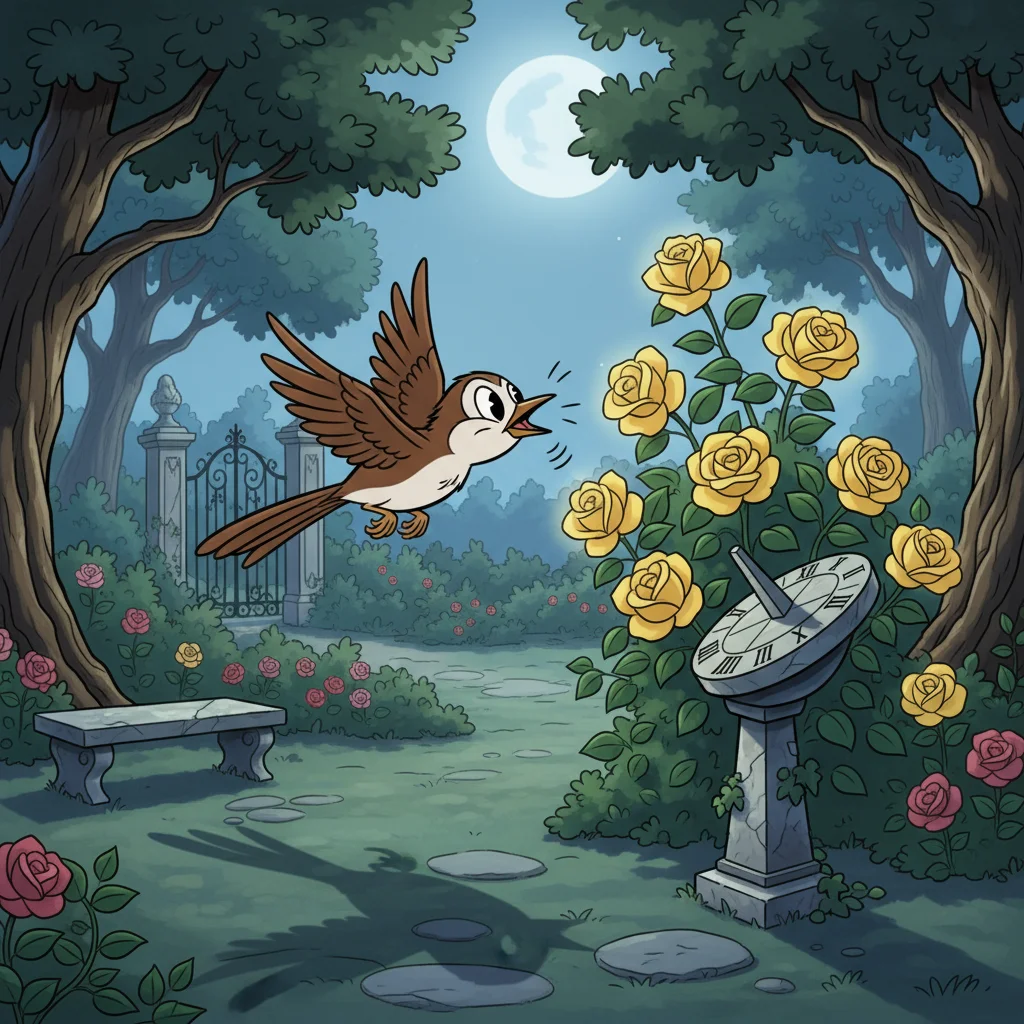 Illustration for: Second Stop: Yellow Rose-tree