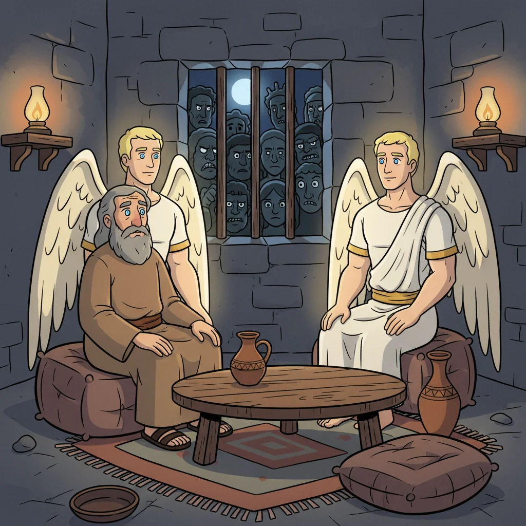 Illustration for: Shelter and Unhappy Voices