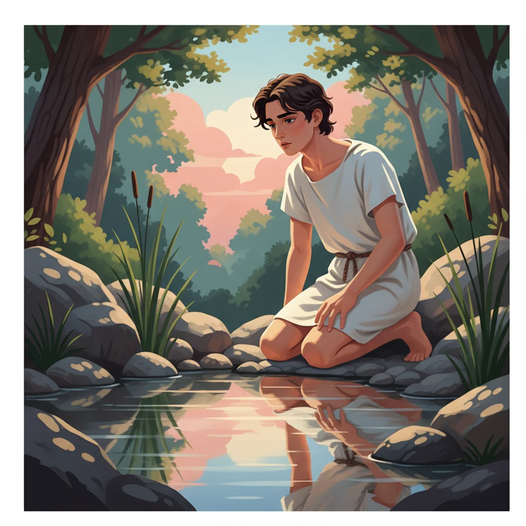 Illustration for: The Forest Pool