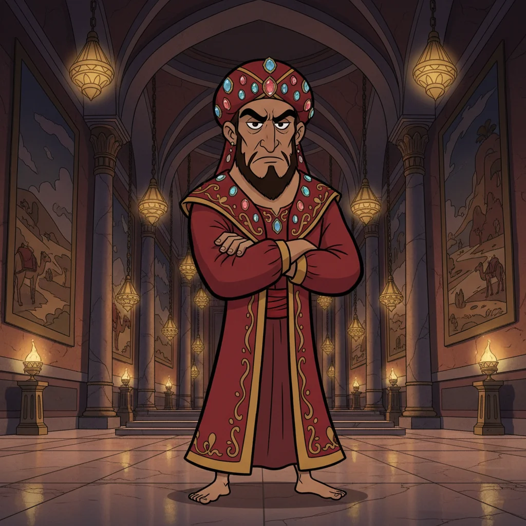 Illustration for: The Angry King