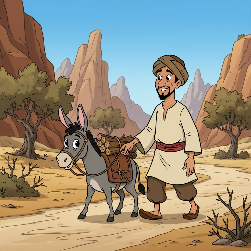 Illustration for: The Humble Woodcutter