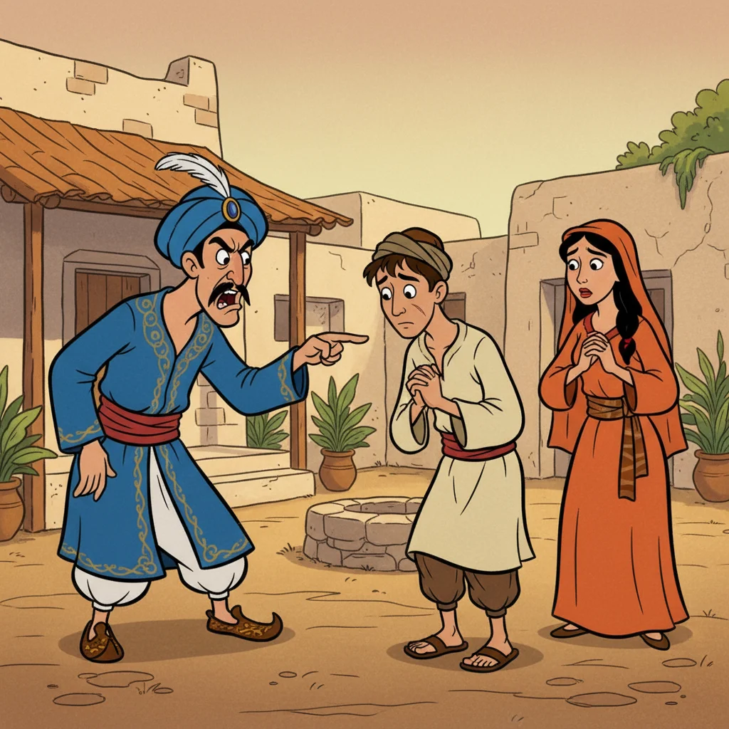 Illustration for: Kassim's Greed