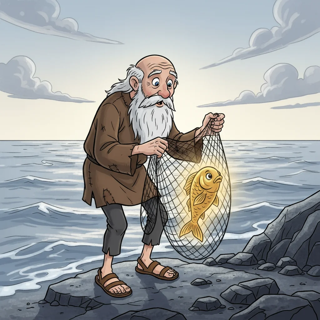 Illustration for: A Shining Catch