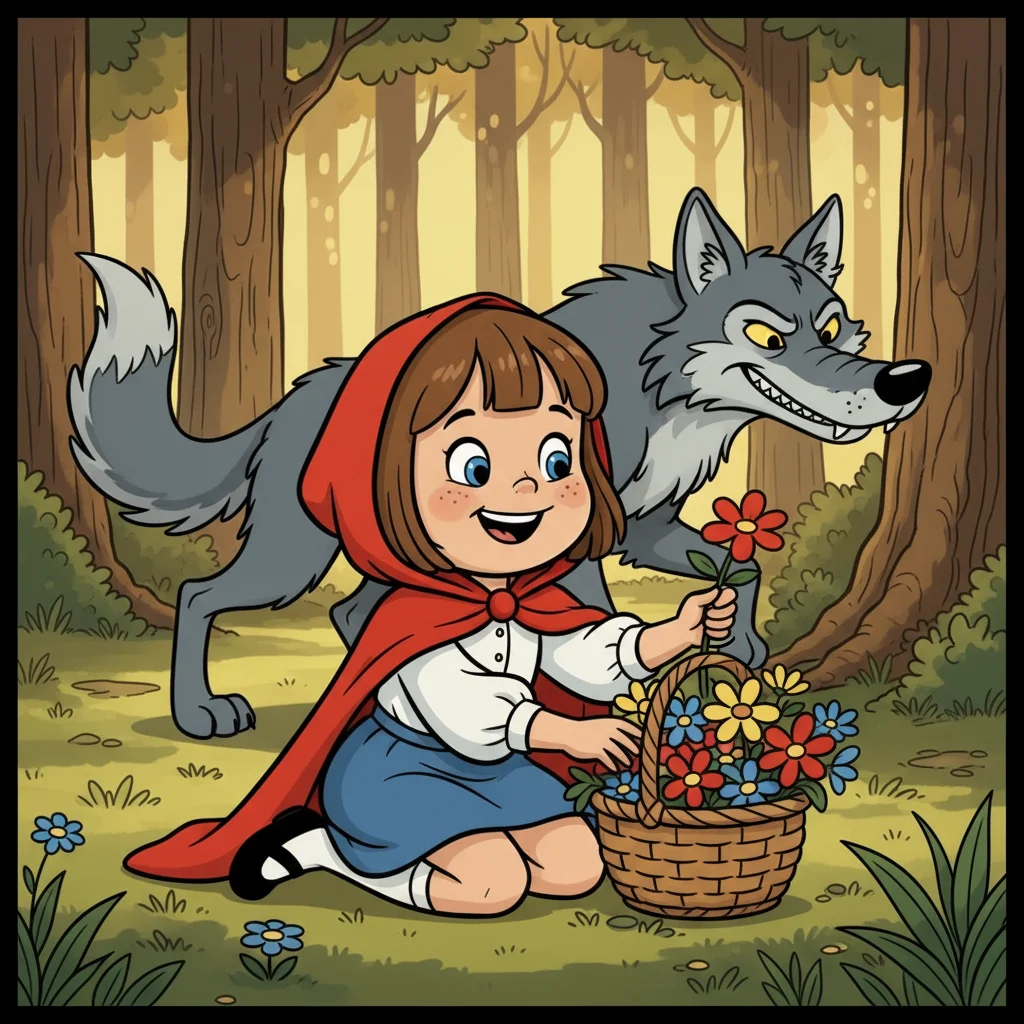 Illustration for: A Bouquet for Grandma