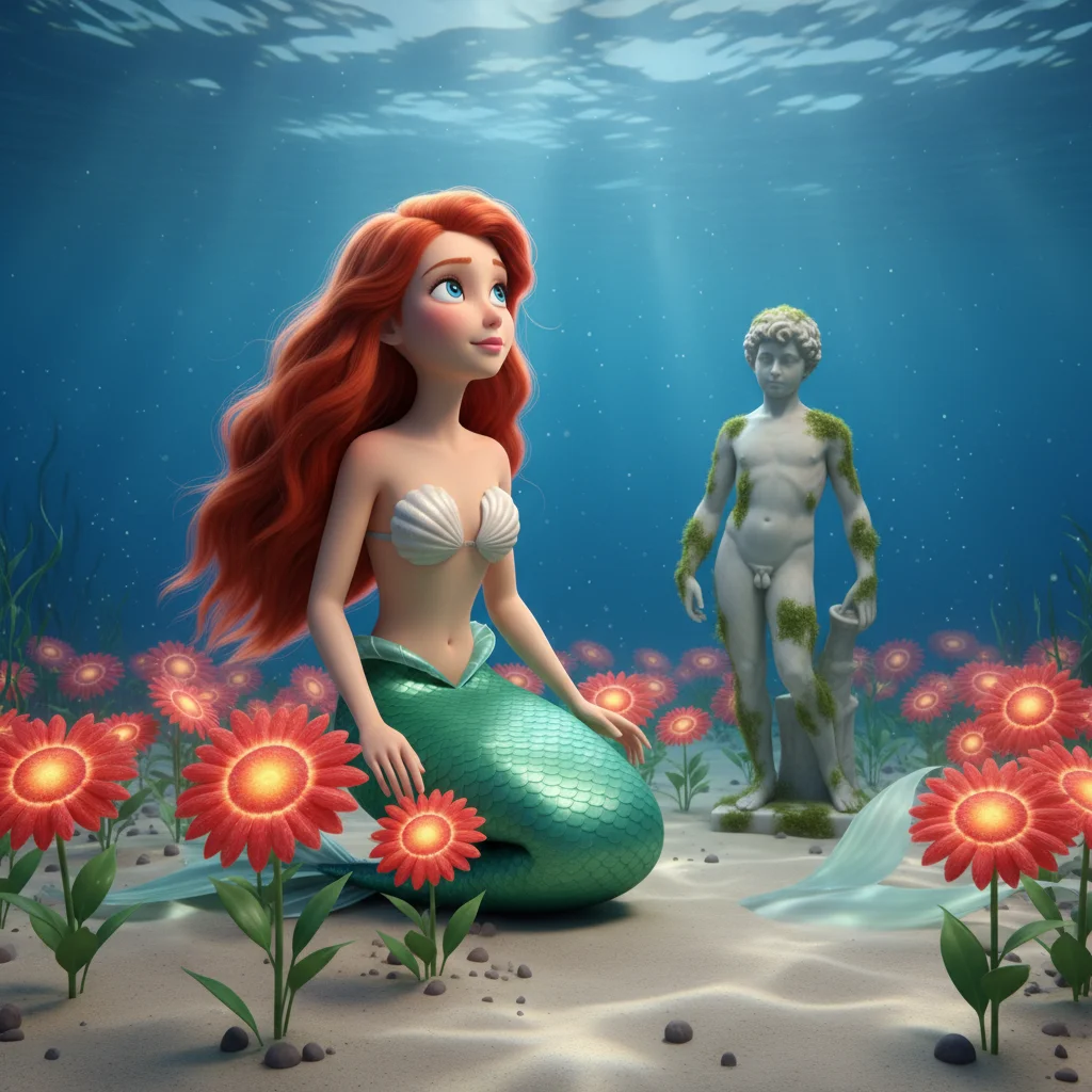 Illustration for: The Marble Statue