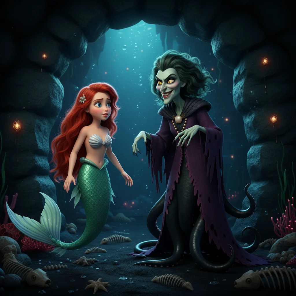 Illustration for: The Sea Witch's Lair