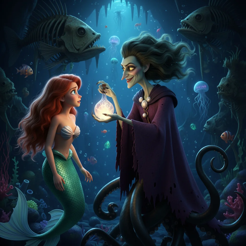 Illustration for: The Witch's Harsh Bargain