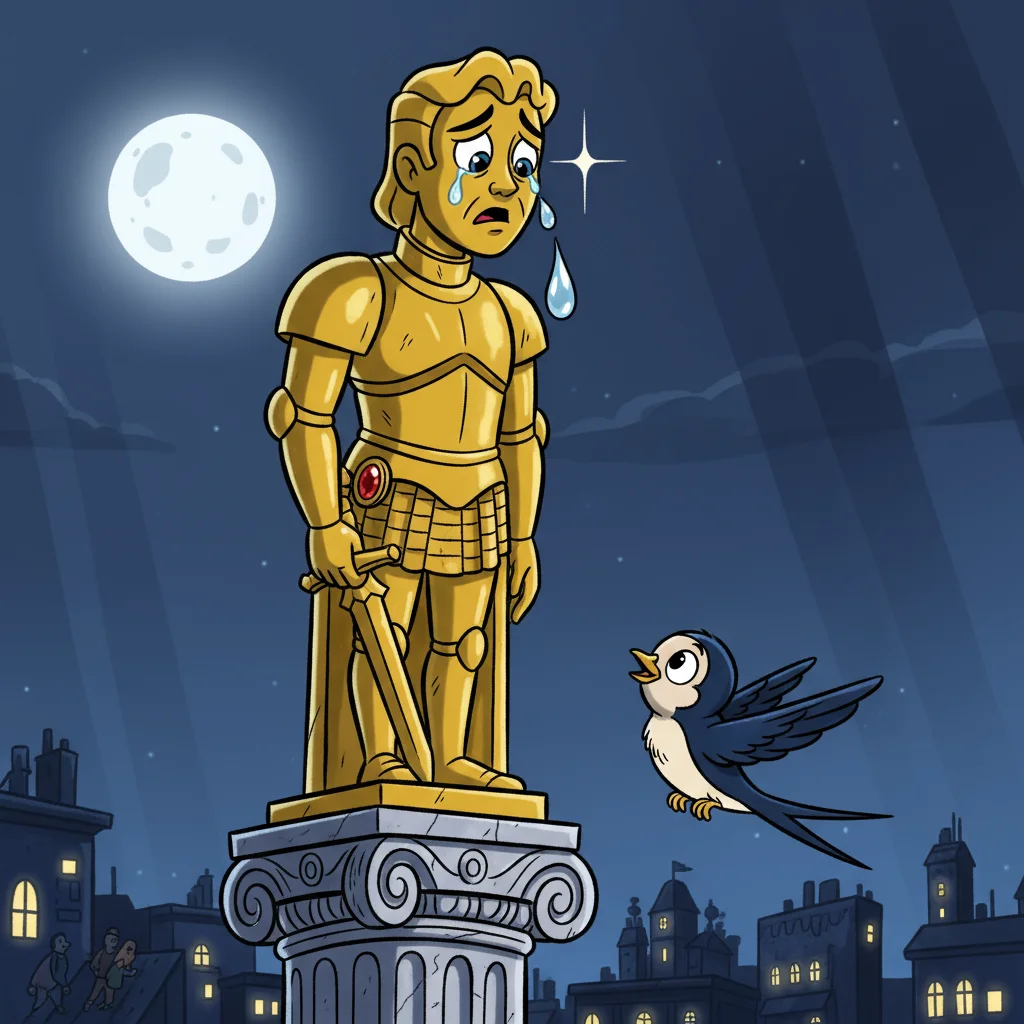 Illustration for: A Tear Falls