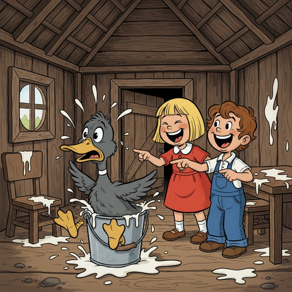 Illustration for: The Milk Pail Escape