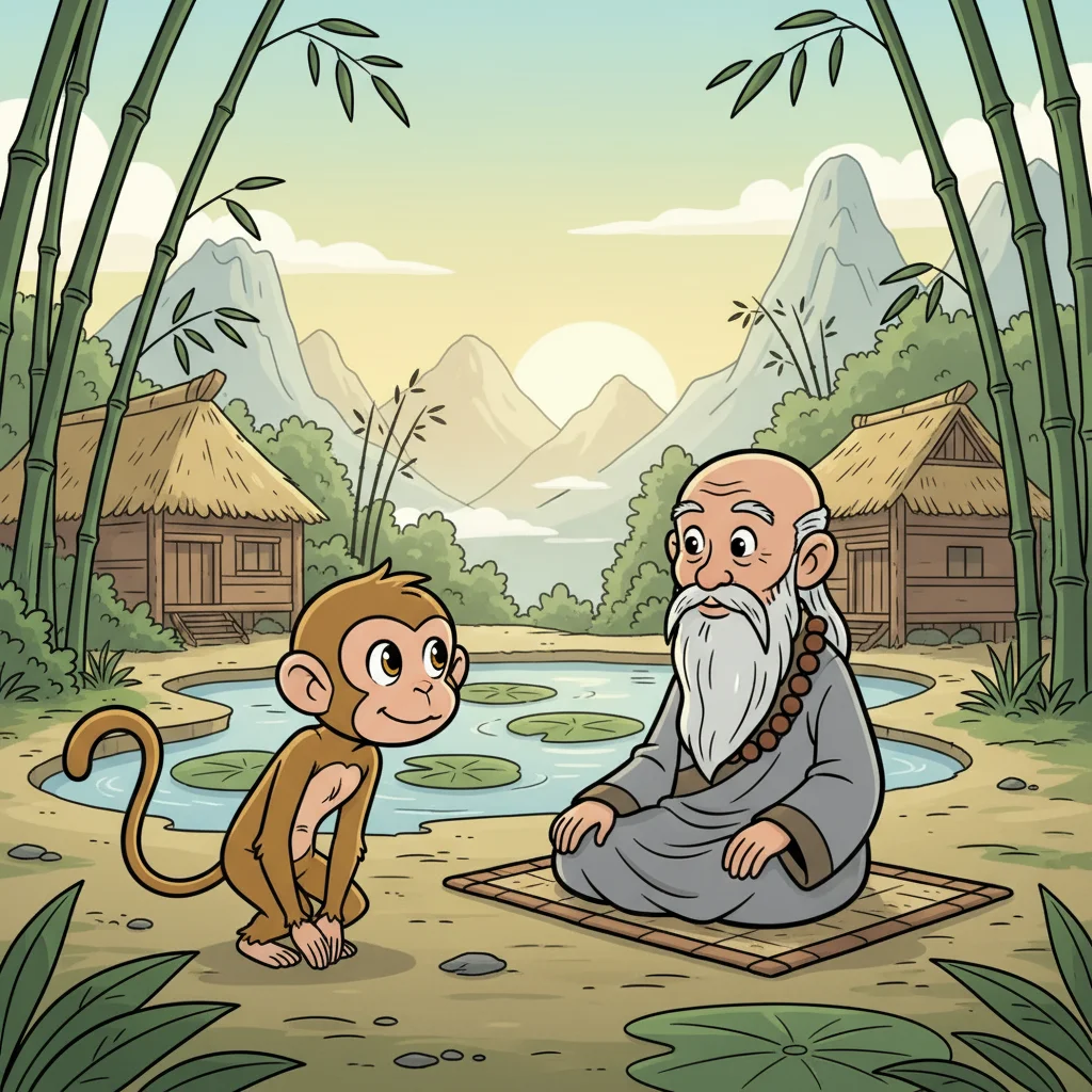 Illustration for: Meeting Sage Subodhi