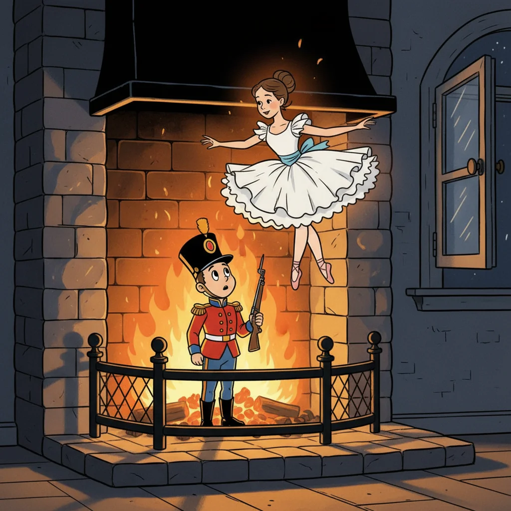 Illustration for: The Ballerina's Leap