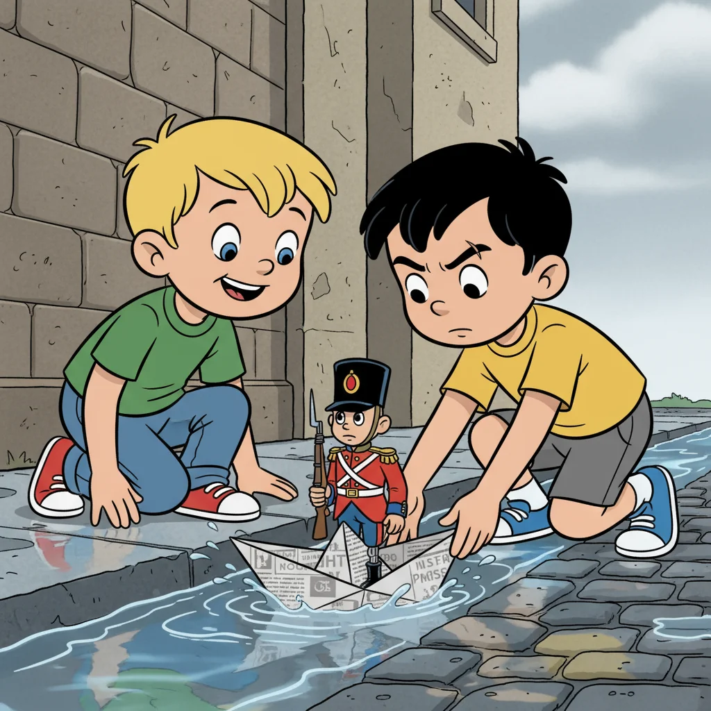 Illustration for: Into the Paper Boat