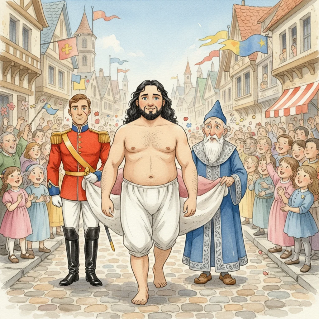 Illustration for: The Emperor's New Clothes