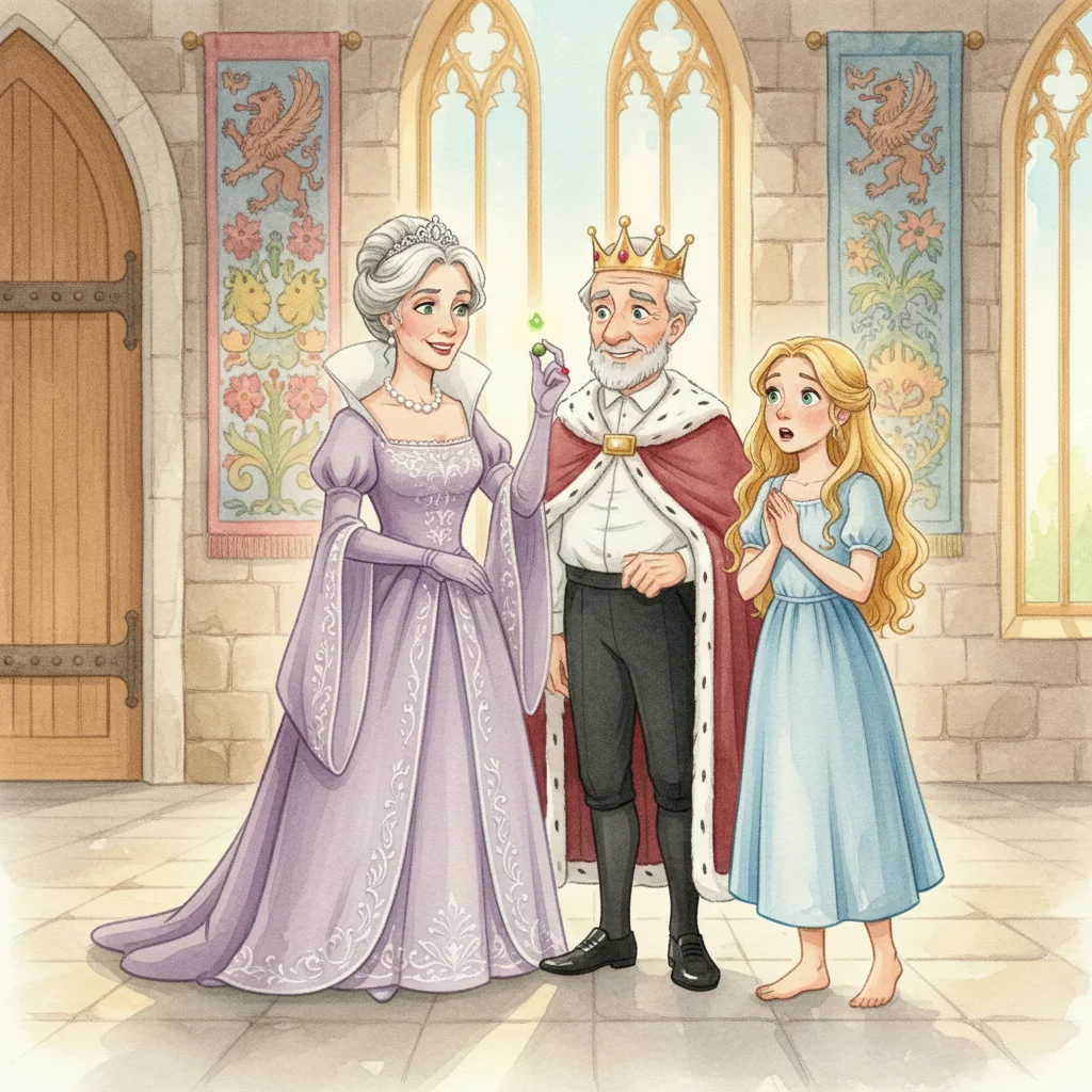 Illustration for: The Pea is Revealed