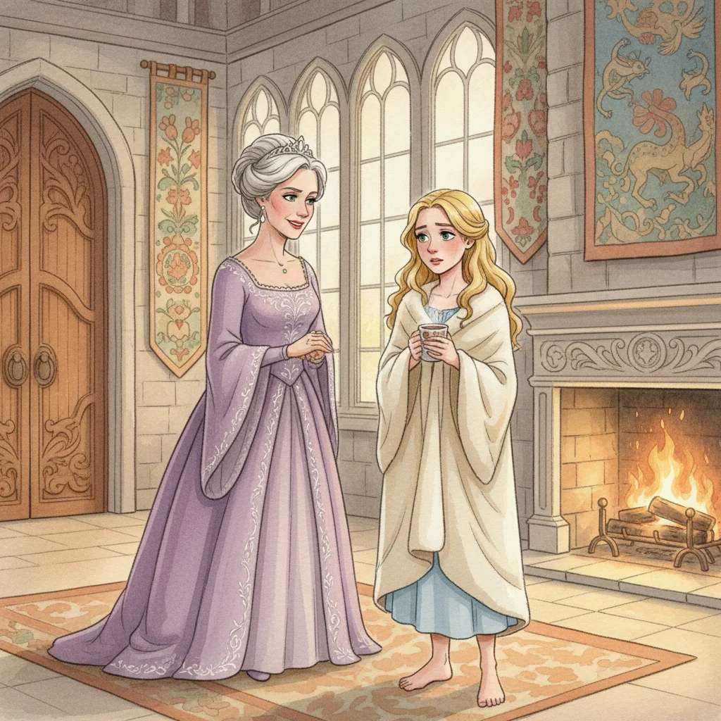 Illustration for: The Queen's Clever Idea