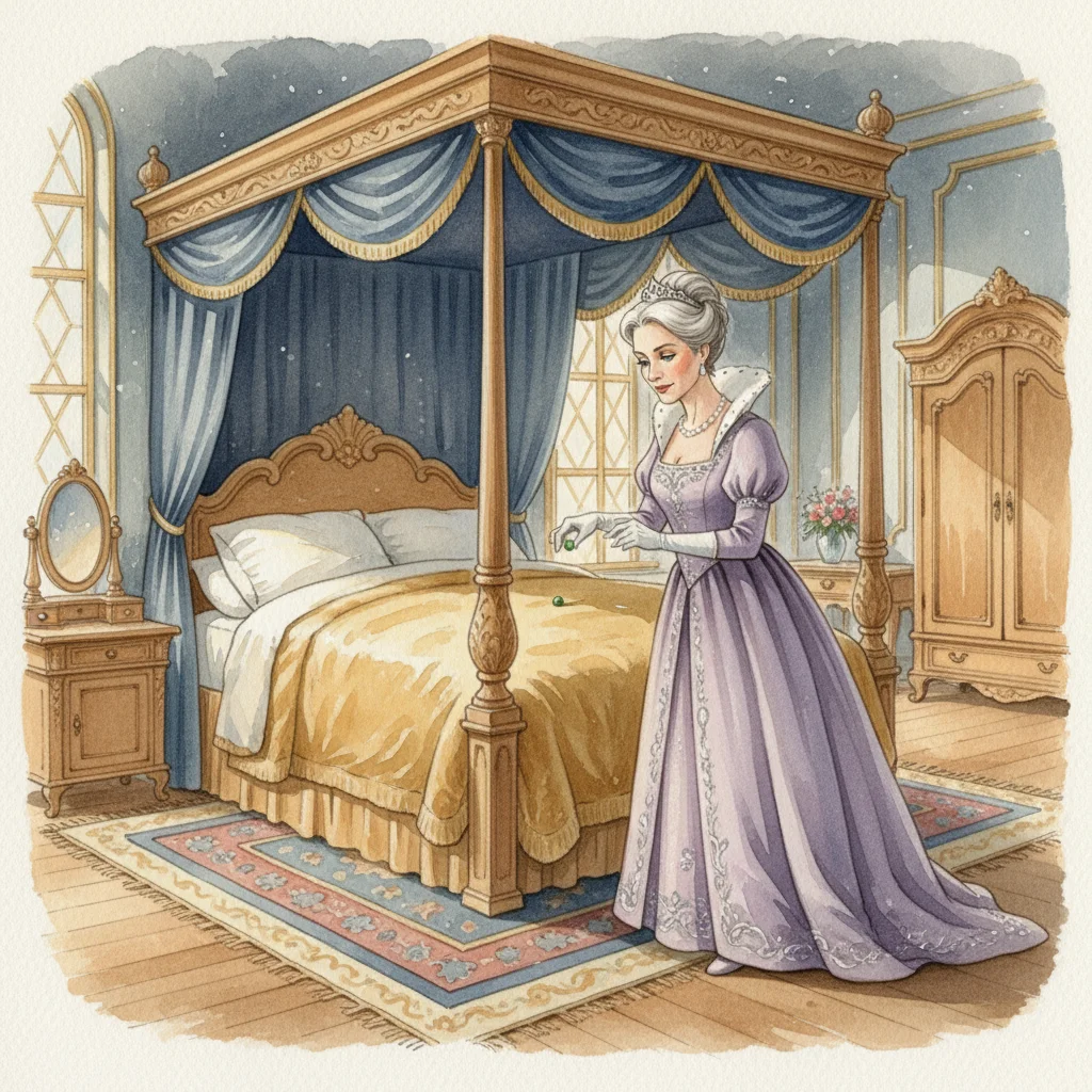 Illustration for: The Pea is Placed