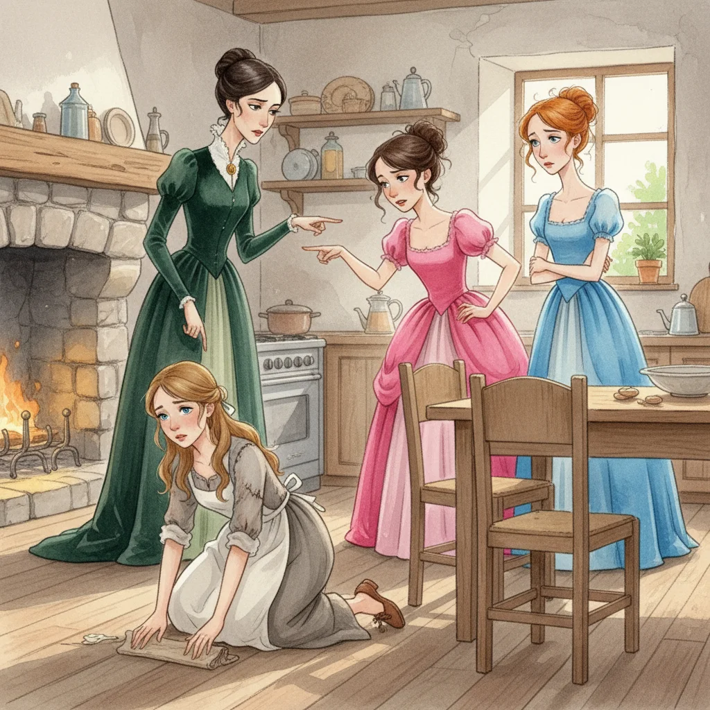 Illustration for: A Kind Girl, An Unkind Home