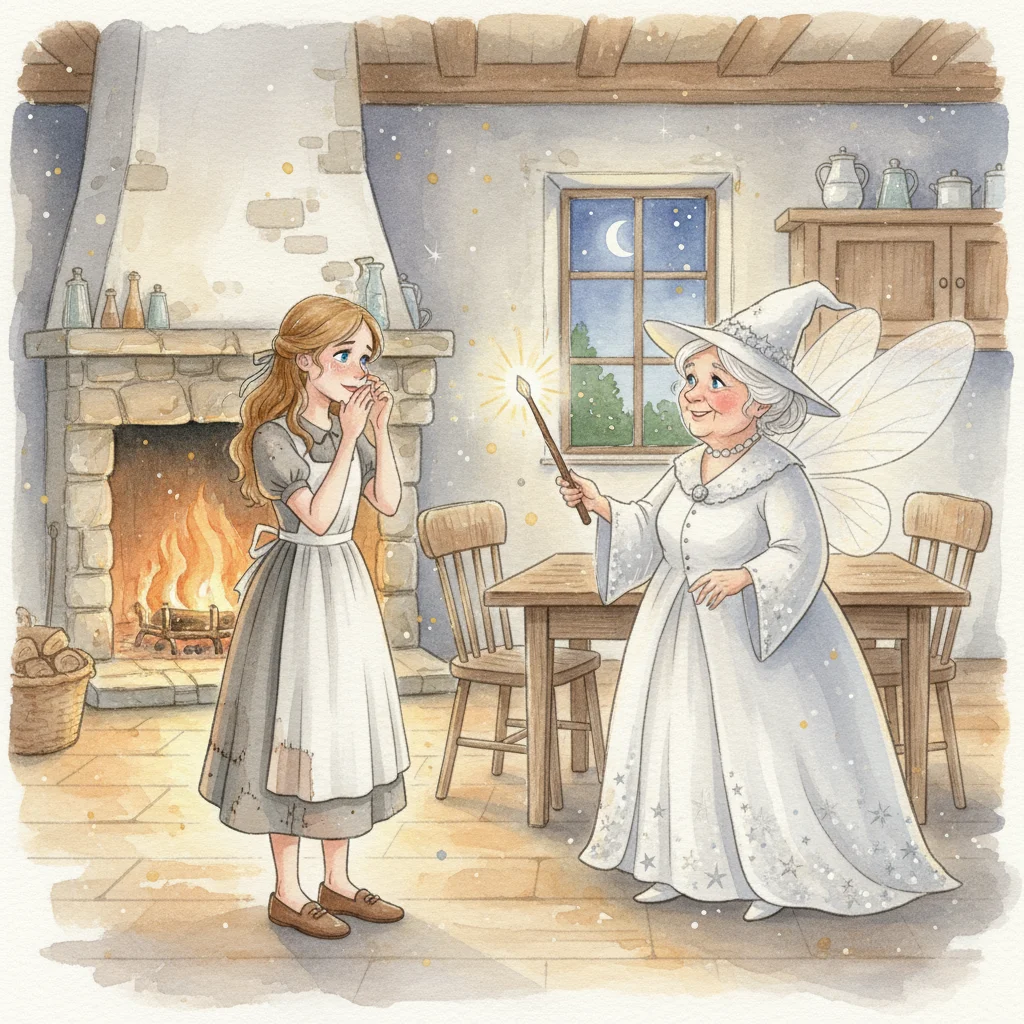 Illustration for: The Fairy Godmother's Arrival