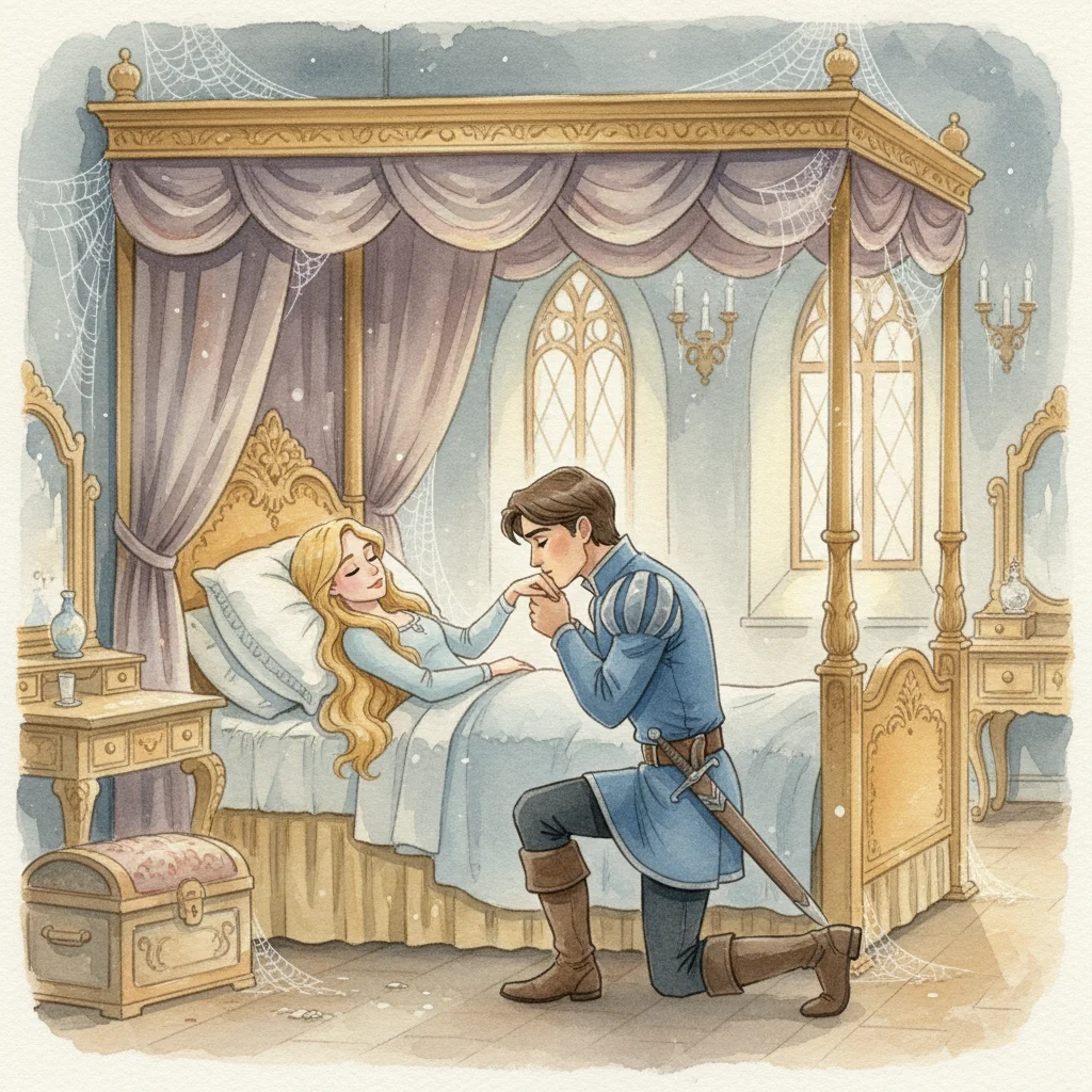 Illustration for: The Kiss of True Love