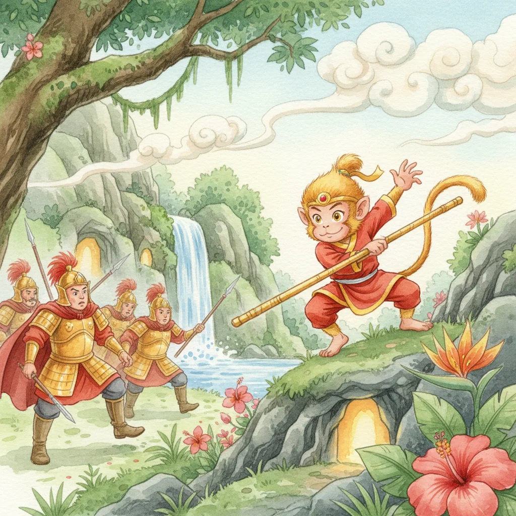 Illustration for: A Heavenly Skirmish