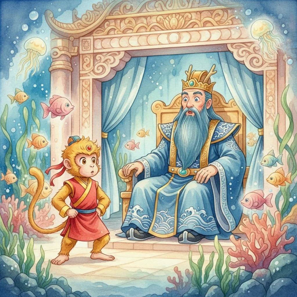 Illustration for: Visiting the Dragon King