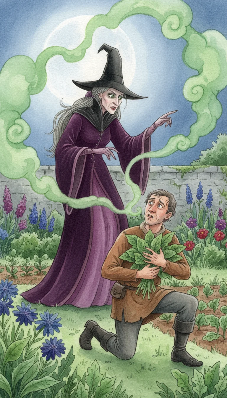 Illustration for: Caught in the Garden